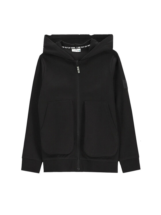 Chłopięca Bluza Coccodrillo, Rozmiar 146, Czarna, WC5132401CBJ