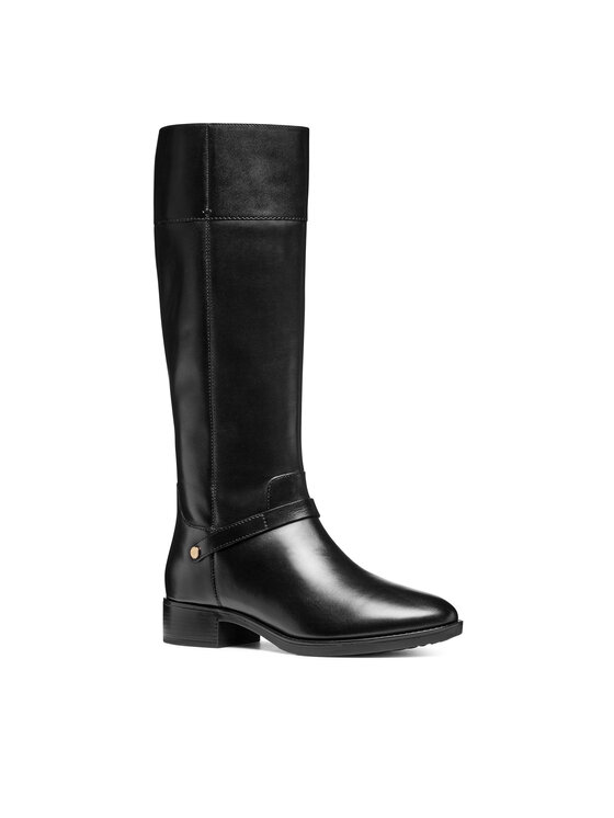 Geox Geox Čizme ispod koljena D Felicity D56G1B 00043 C9999 Crna