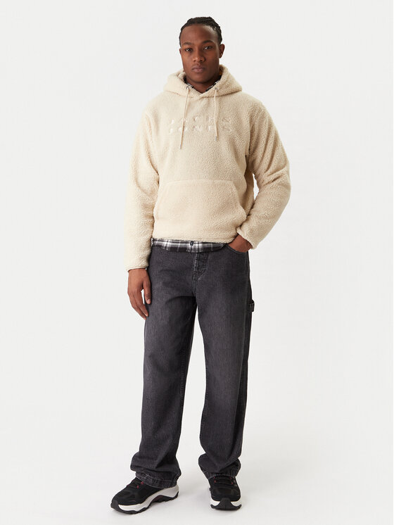 Jack & Jones Jack & Jones Bluză Flare Teddy 12285678 Bej Relaxed Fit