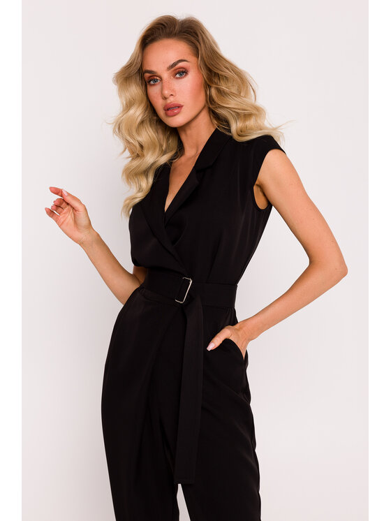 Made of Emotion Made of Emotion Jumpsuit M780 Nero Generous Fit