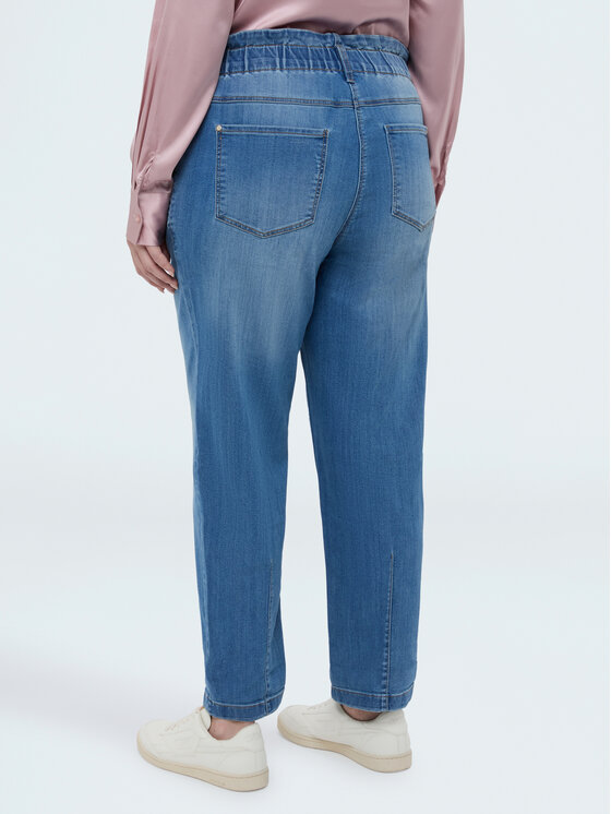 Fiorella Rubino Fiorella Rubino Jeansy P462T005153N004 Turkusowy Regular Fit