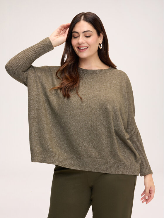 Fiorella Rubino Fiorella Rubino Maglione M384E002441N035 Verde Regular Fit