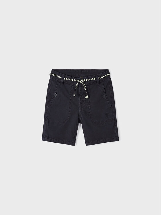 Mayoral Mayoral Шорти от плат 3233 Черен Regular Fit
