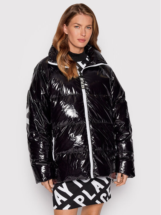 Ice Play Vatovaná bunda 22I U2M0 J011 6403 9000 Čierna Regular Fit