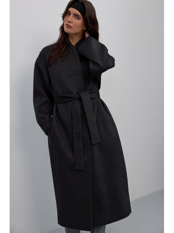 Estro Estro Cappotto ER00117913 Grigio Loose Fit