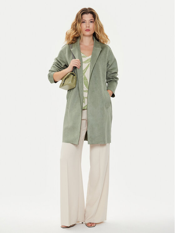 ONLY ONLY Płaszcz przejściowy Joline 15315660 Zielony Regular Fit