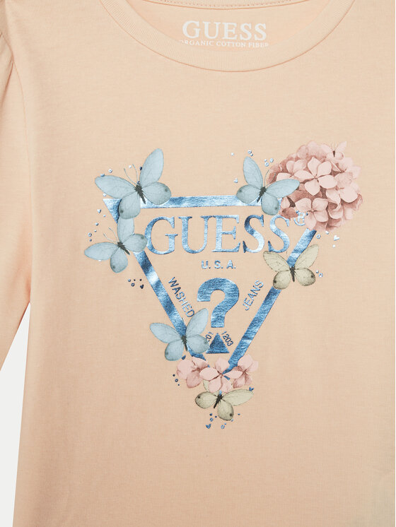 Guess Guess Blúz K5RI08 K6YW4 Rózsaszín Regular Fit