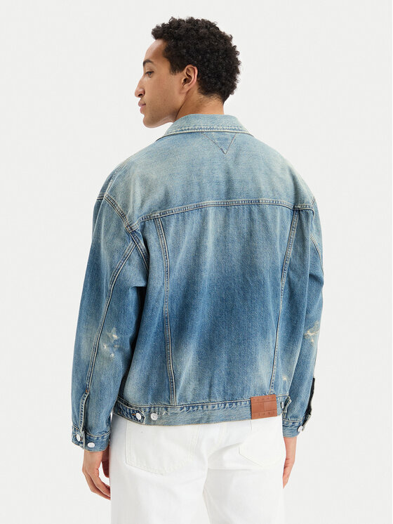Tommy Jeans Tommy Jeans Jeansová bunda DM0DM22472 Modrá Regular Fit