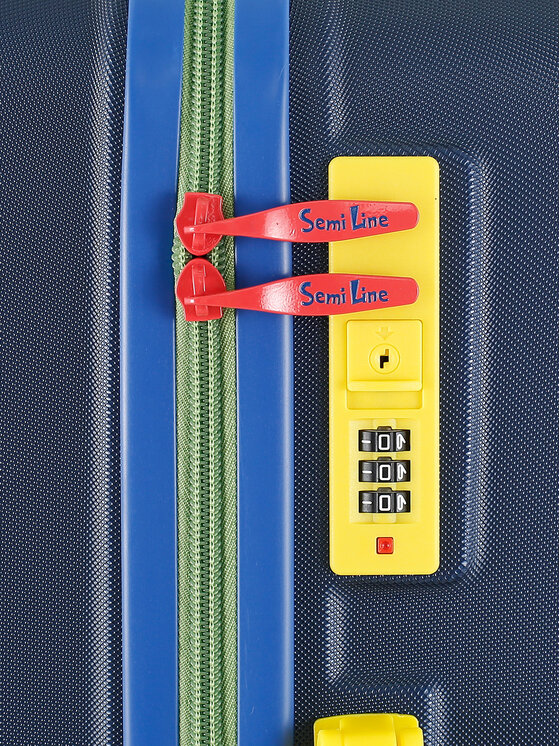 Semi Line Semi Line Közepes bőrönd T5847-2 Sötétkék