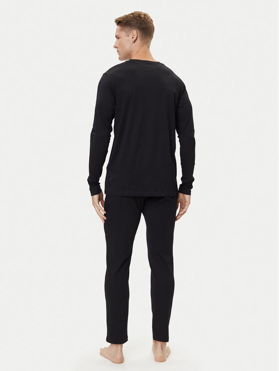 Jack & Jones Jack & Jones Piżama Everest 12273632 Czarny Standard Fit