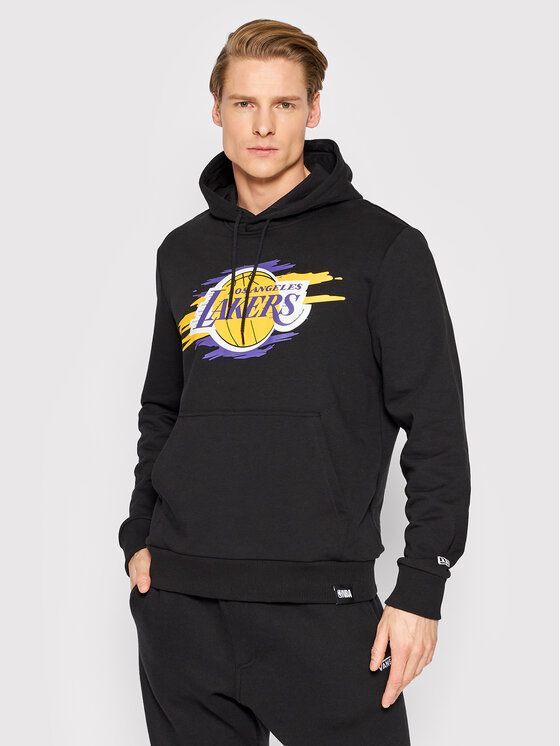 New Era Džemperis LA Lakers Tear Logo 12893079 Juoda Regular Fit