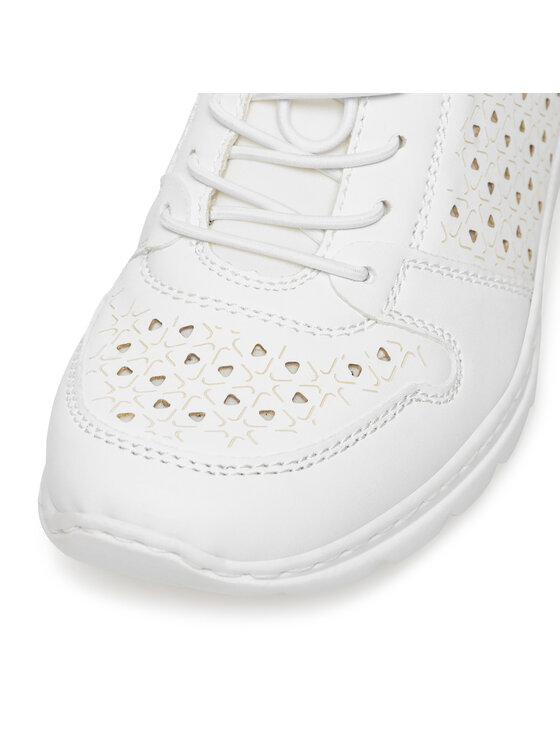 Rieker Rieker Sneakersy L3288-80 Biały