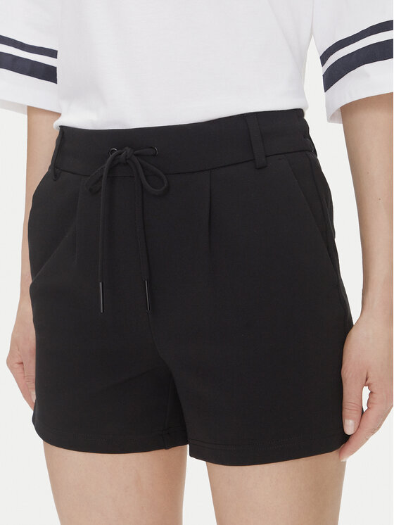 ONLY ONLY Szorty materiałowe Poptrash 15127107 Czarny Regular Fit