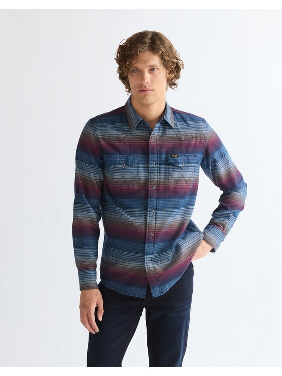 Wrangler Wrangler Koszula WESTERN SHIRT Kolorowy Regular Fit