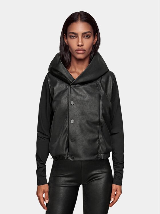 MADE BY SOCIETY MADE BY SOCIETY Kurtka anorak Noleath - H27855 Czarny Basic Fit