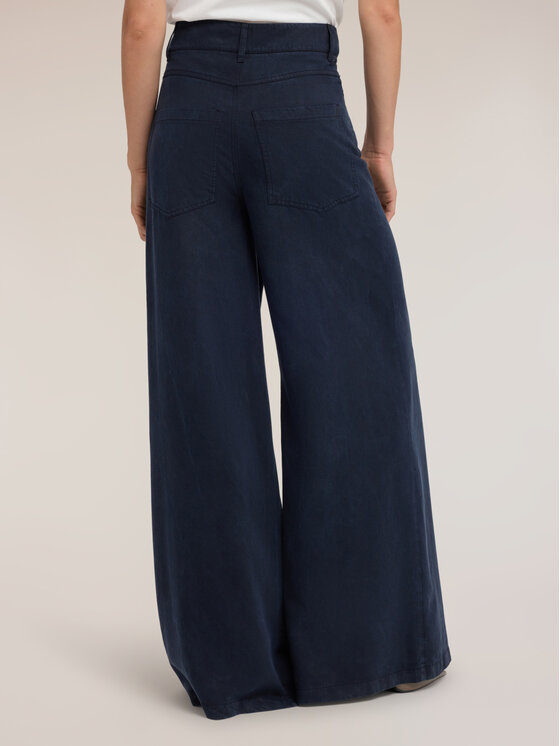 Motivi Motivi Pantaloni di tessuto P08SQ005033N034 Blu Over Fit