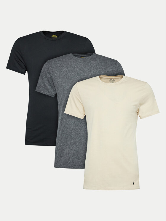 Polo Ralph Lauren Set di 3 T shirt 714830304028 Multicolore Slim Fit Modivo