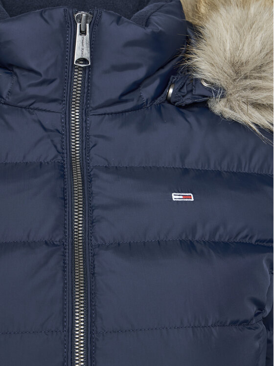 Tommy Jeans Tommy Jeans Пухено яке Basic DW0DW08588 Тъмносин Regular Fit
