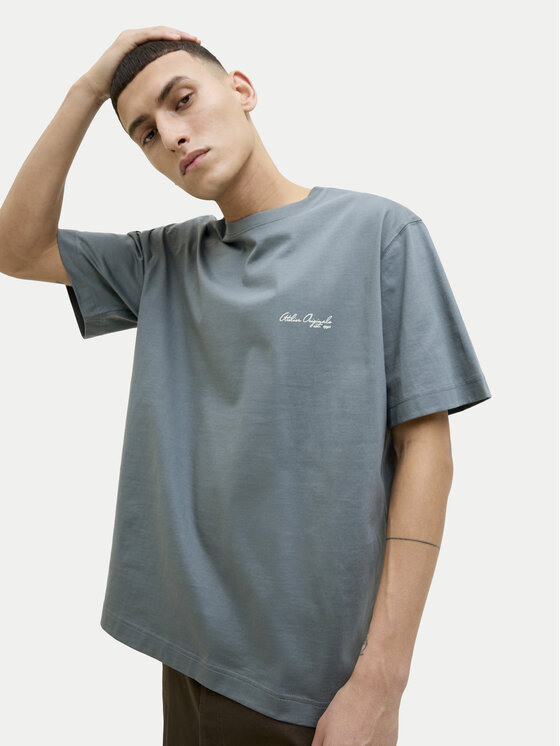 Jack&Jones Jack&Jones Marškinėliai Islington 12273015 Mėlyna Loose Fit