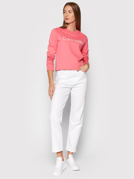 Felpa Core Logo K20K202157 Rosa Regular Fit