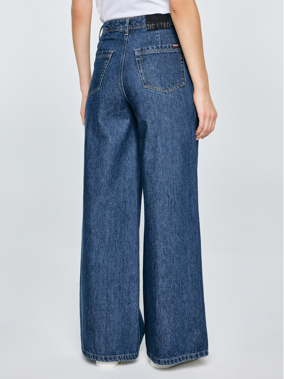 BIG STAR BIG STAR Jeansy EMILY Granatowy Wide Fit