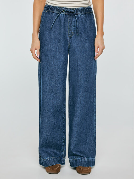 BIG STAR BIG STAR Jeansy SUZIE Niebieski Wide Fit