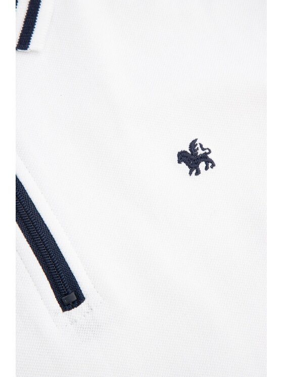 Coccodrillo Coccodrillo Polokošeľa WC5143603EJB-001 Biela Regular Fit