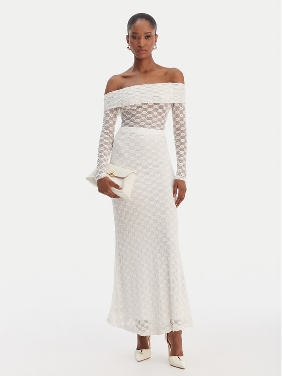 Bardot Bardot Maksi svārki 59740SB Balts Regular Fit