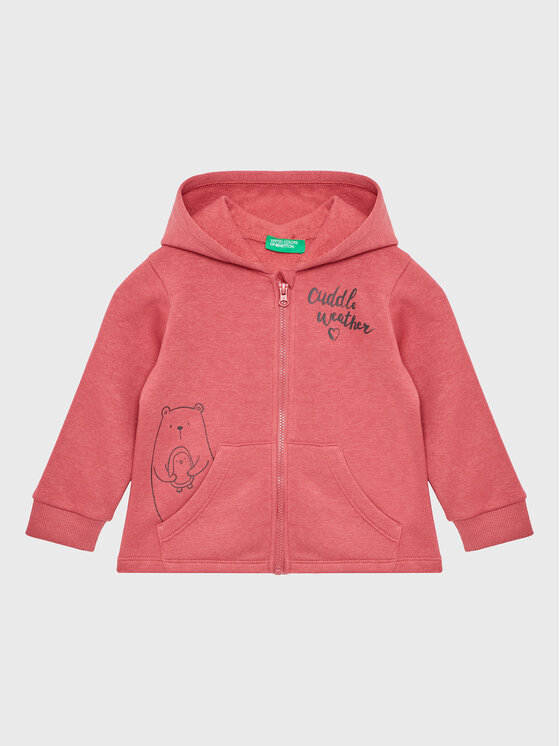 United Colors Of Benetton Bluză 35TMG501I Roz Regular Fit