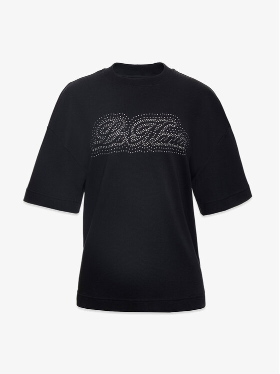 La Mania La Mania T-Shirt AVE Czarny Basic Fit