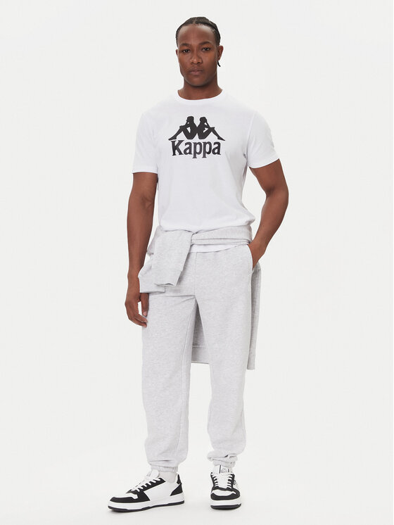 Kappa Kappa T-särk Authentic 361N6QW Valge Regular Fit