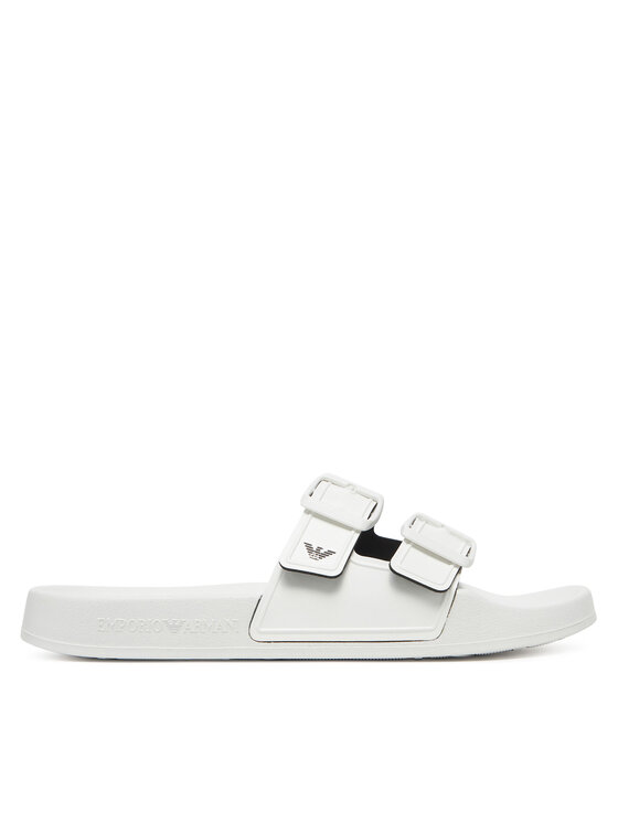 Emporio Armani Šľapky XVPS13 XR275 T680 Biela