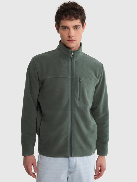 BIG STAR BIG STAR Bluza MALKOM Zielony Comfort Fit