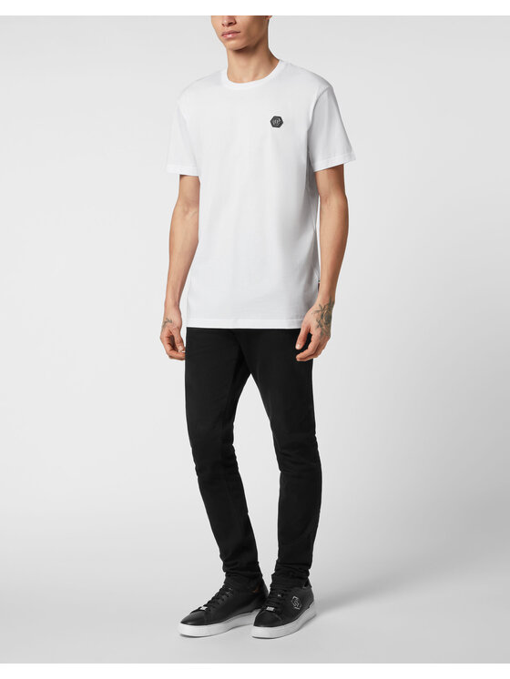PHILIPP PLEIN PHILIPP PLEIN T-shirt 23501 Bianco Regular Fit