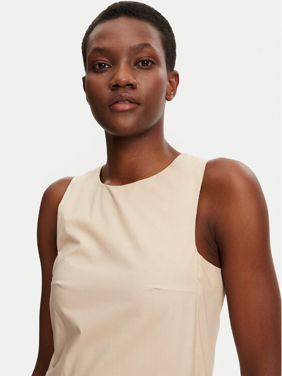 ViCOLO ViCOLO Kleid für den Alltag TD0650 Beige Regular Fit