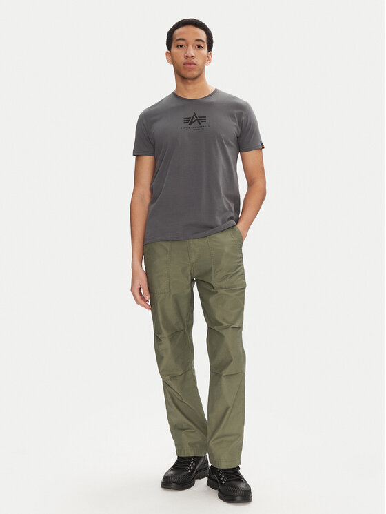 Alpha Industries Alpha Industries Póló Basic 118533 Fekete Regular Fit