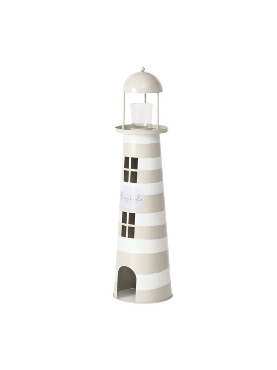 MIAhome MIAhome Zestaw 2 latarni morskich 57x15,7 cm FARO Beżowy