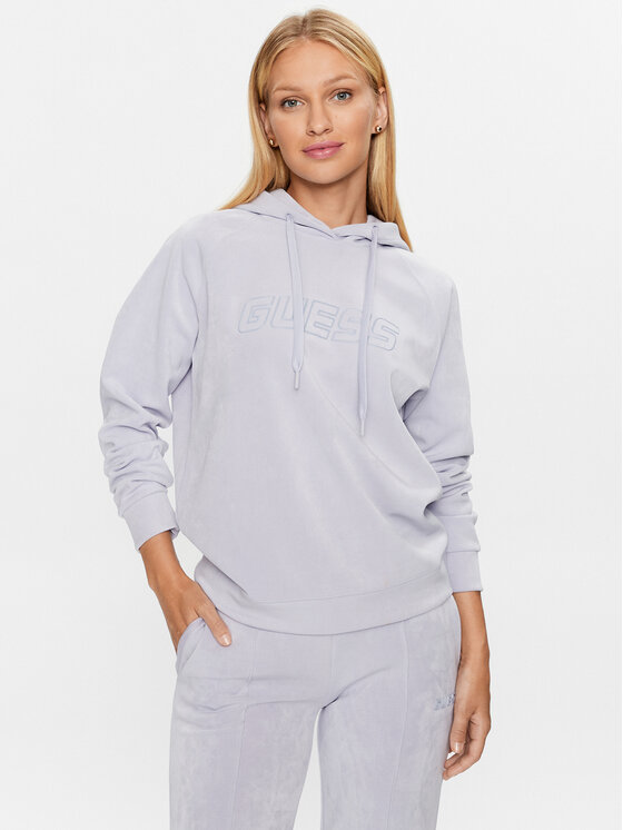 Guess Mikina Euphemia V2BQ01 KBC00 Modrá Regular Fit