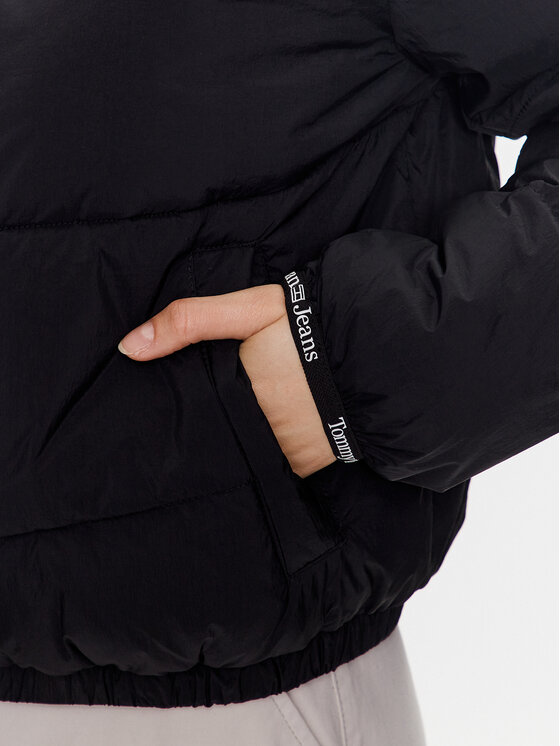 Tommy Jeans Tommy Jeans Übergangsjacke DW0DW16100 Schwarz Regular Fit