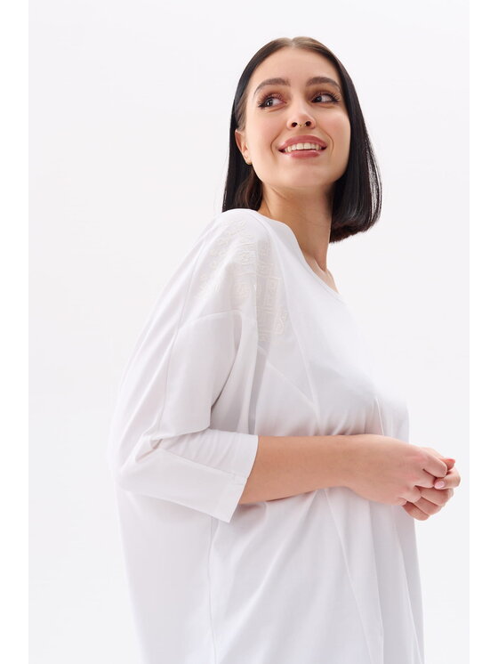 blue shadow blue shadow Tunika Sabira BS Écru Standard Fit
