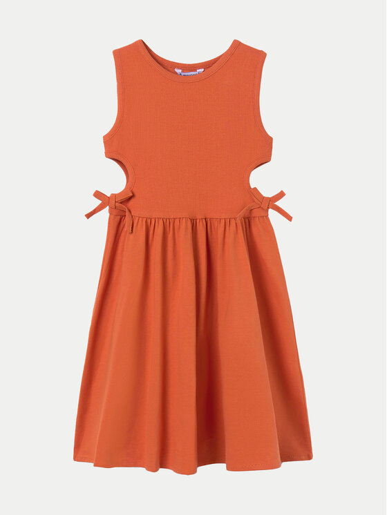 Mayoral Mayoral Suvekleit 6965 Oranž Regular Fit