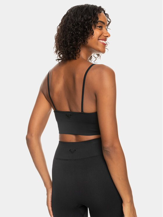 Roxy Roxy Sporta krūšturis Seamless Bra Tops ERJKT04020 Pelēks