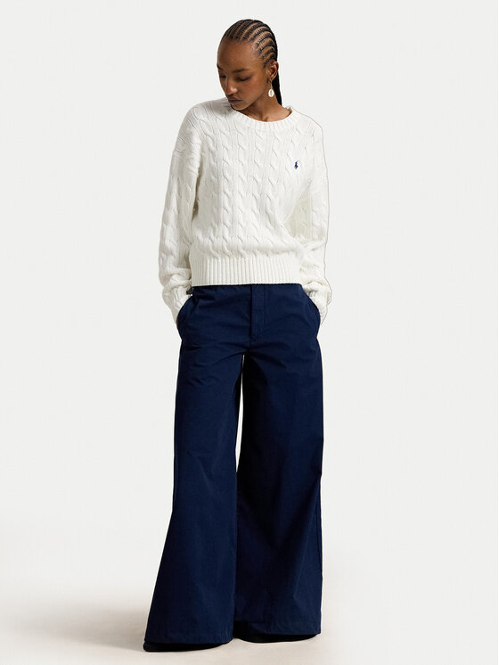 Polo Ralph Lauren Polo Ralph Lauren Svetr 211A96245003 Bílá Relaxed Fit