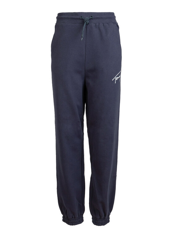 Tommy Hilfiger Tommy Hilfiger Spodnie dresowe DW0DW11886-C87 R. SM Granatowy Regular Fit
