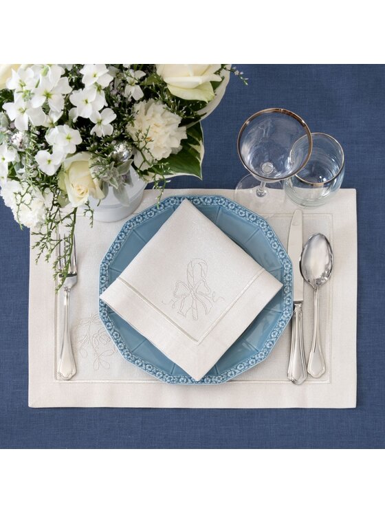 Roseberry Home Roseberry Home Podkładka na stół Christmas Silverline Srebrny