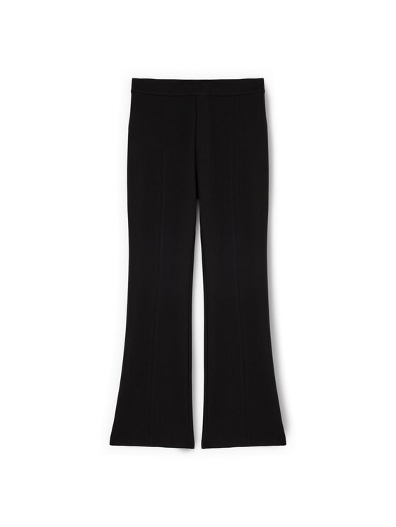 Motivi Motivi Spodnie materiałowe P075Q004516N033 Czarny Flare Fit