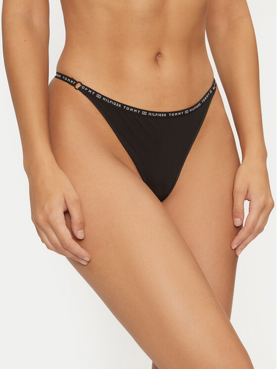 Tommy Hilfiger Tommy Hilfiger Σετ στρινγκ UW0UW05645 Μαύρο