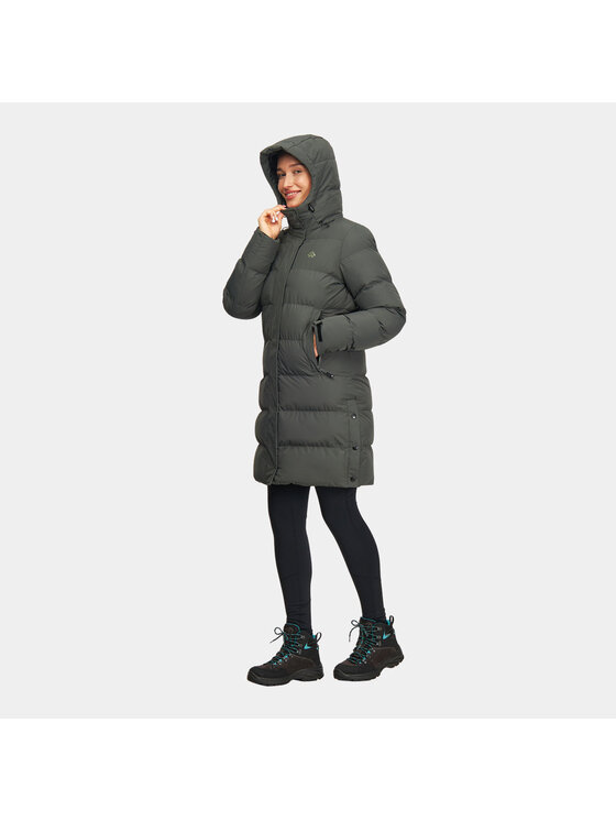 Alpinus Alpinus Płaszcz Iparla Zielony Regular Fit