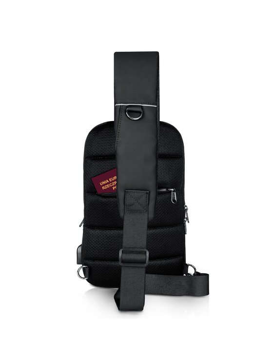 James Hawk James Hawk Torba podróżna Torba na ramię typu crossbody Czarny