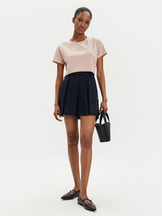 Sisley Sisley Auduma šorti 4AGHL9013 Tumši zils Regular Fit